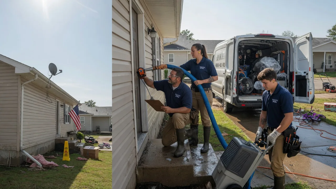 Ceiling Water Damage Restoration in Blue Creek, OH near me