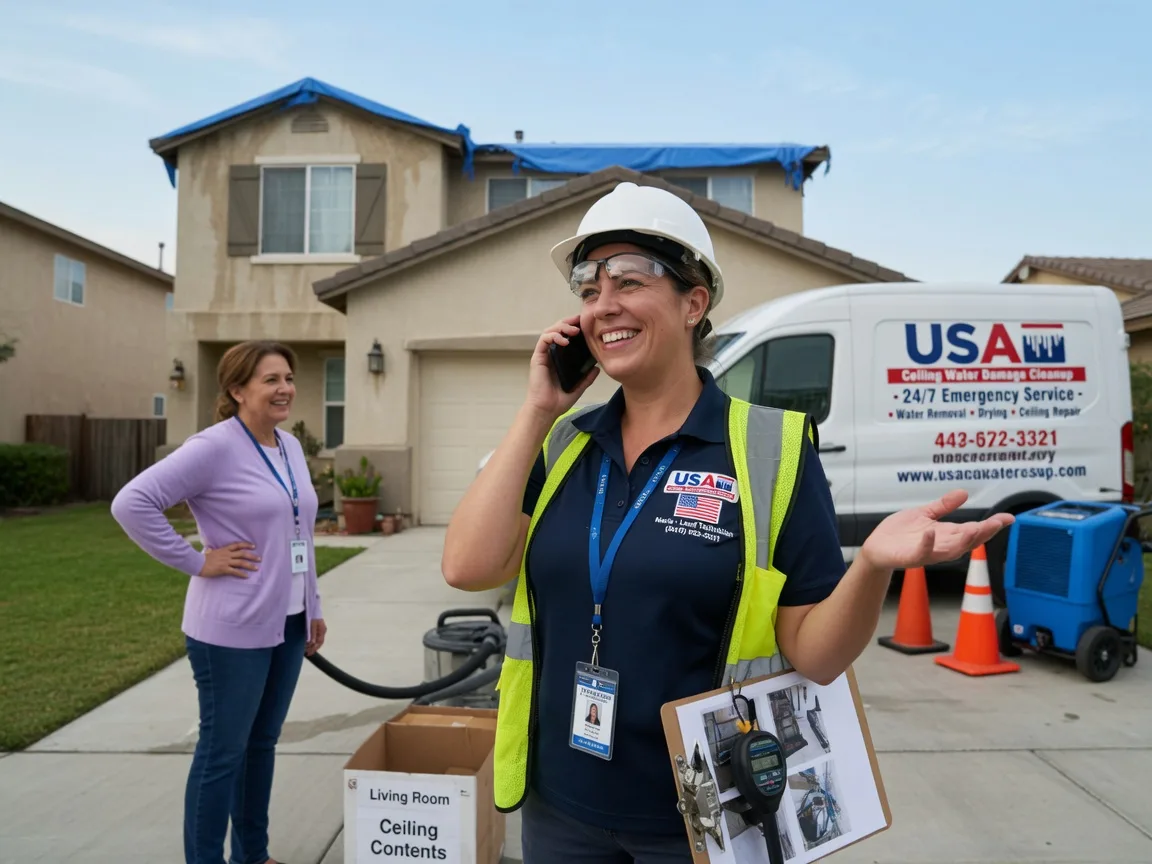 Ceiling Water Damage Restoration Blue Creek, OH FAQs